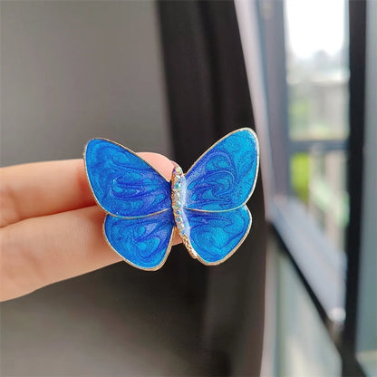 Sweet Butterfly Alloy Artificial Pearls Women'S Brooches