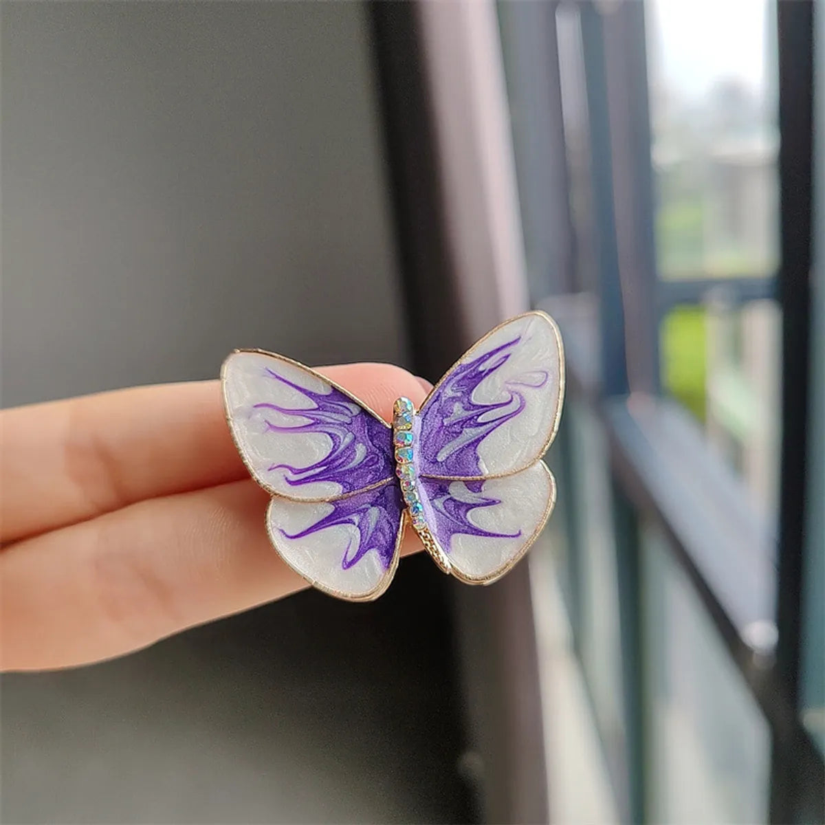 Sweet Butterfly Alloy Artificial Pearls Women'S Brooches