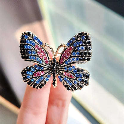 Sweet Butterfly Alloy Artificial Pearls Women'S Brooches