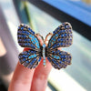 Sweet Butterfly Alloy Artificial Pearls Women'S Brooches