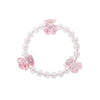 Sweet Butterfly Alloy Beaded Women'S Bracelets