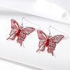 Sweet Butterfly Alloy Hollow Out Women'S Drop Earrings