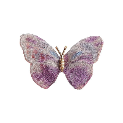 Sweet Butterfly Alloy Plating Women'S Brooches