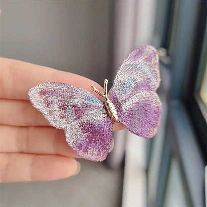 Sweet Butterfly Alloy Plating Women'S Brooches