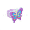 Sweet Butterfly PVC Wholesale Rings