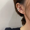 Sweet C Pearl Earrings For Women Alloy Material With Electroplating Treatment Geometric Styling