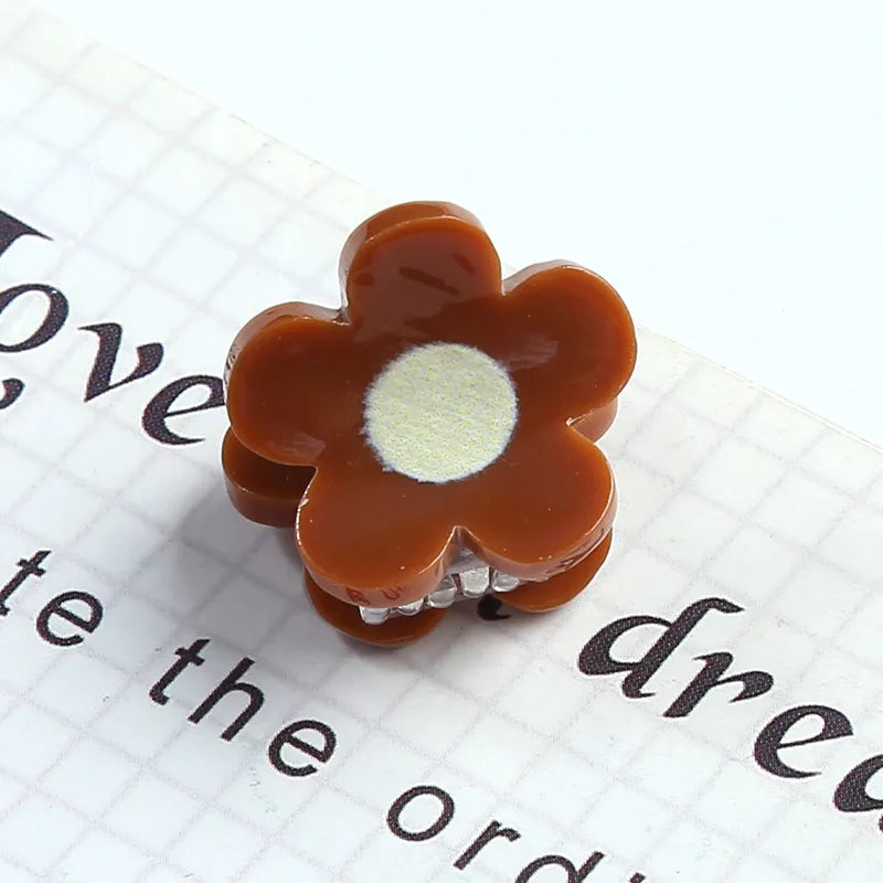 Sweet Cartoon Letter Fruit Plastic Resin Hair Clip 1 Piece