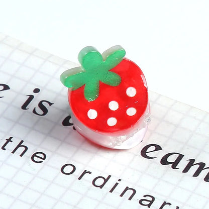 Sweet Cartoon Letter Fruit Plastic Resin Hair Clip 1 Piece