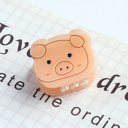 Sweet Cartoon Letter Fruit Plastic Resin Hair Clip 1 Piece