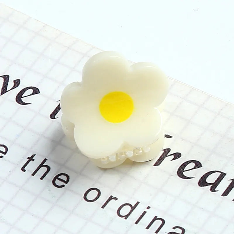 Sweet Cartoon Letter Fruit Plastic Resin Hair Clip 1 Piece