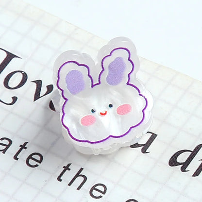 Sweet Cartoon Letter Fruit Plastic Resin Hair Clip 1 Piece