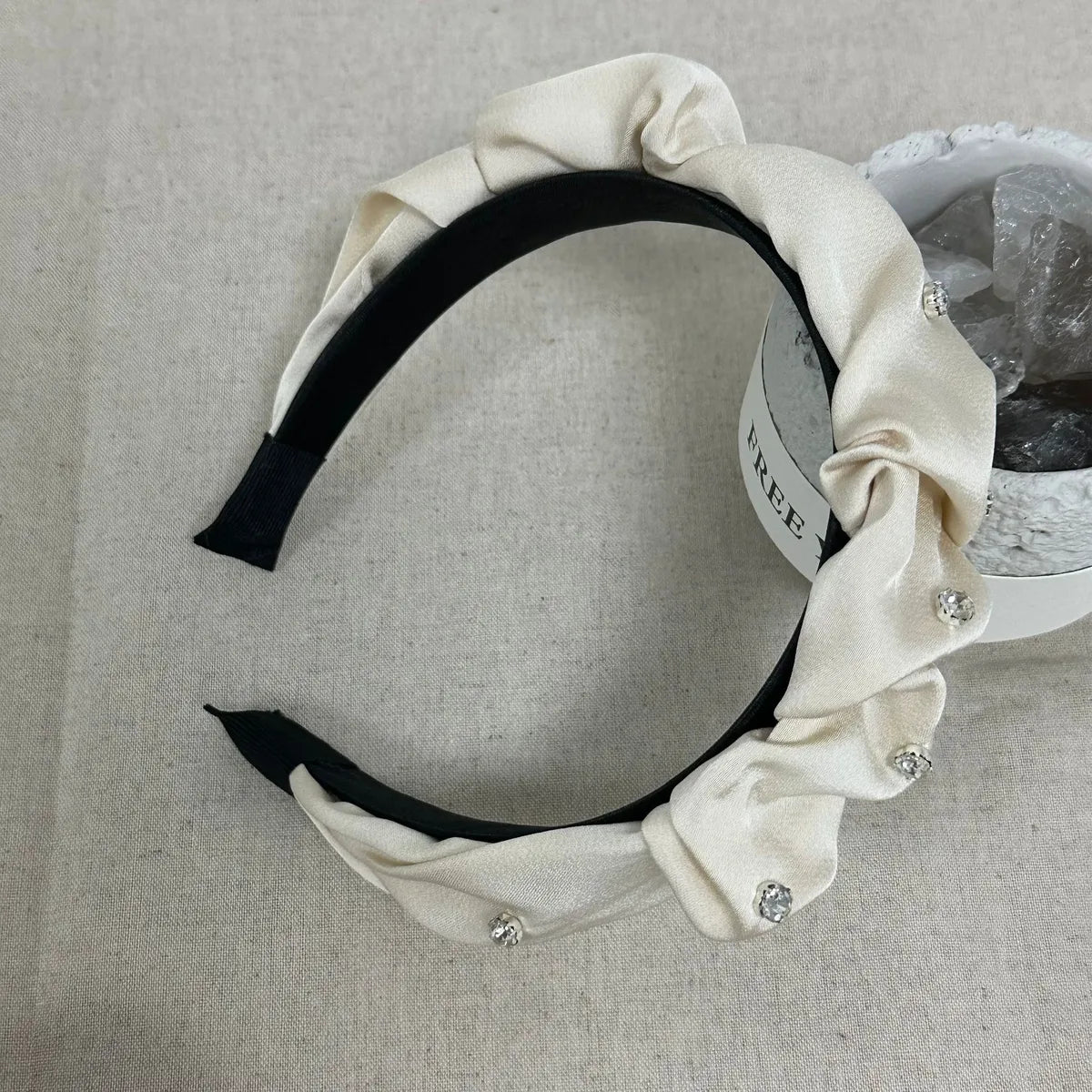 Sweet Color Block Cloth Hair Band