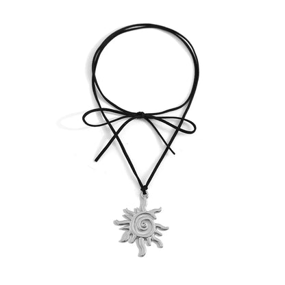 Sweet Cool Style Sun Star Conch Alloy Wholesale Pendant Necklace