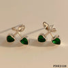 Sweet Cute Love Niche Design Cherry Earrings Stainless Steel With Electroplating And Geometric Fruit Pattern