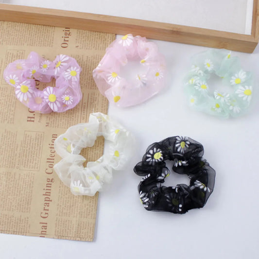 Sweet Daisy Cloth Hair Tie