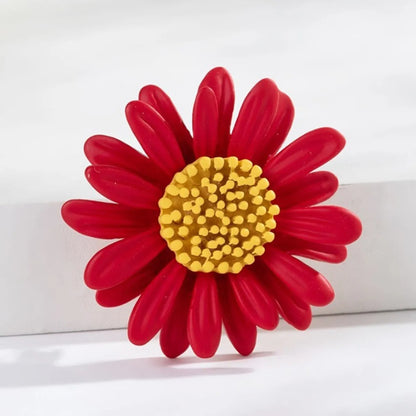 Sweet Flower Alloy Plating Women'S Brooches