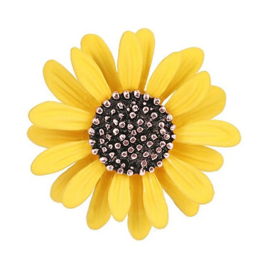 Sweet Flower Alloy Plating Women'S Brooches