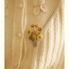 Sweet Flower Alloy Stoving Varnish Women'S Brooches