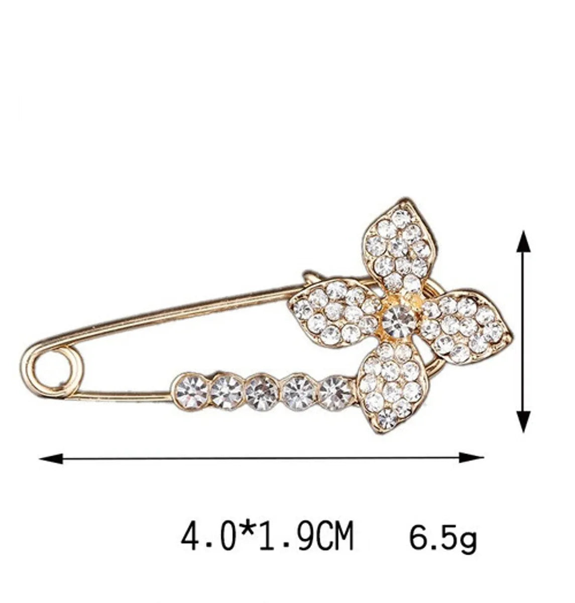 Sweet Flower Bow Knot Alloy Plating Women'S Brooches