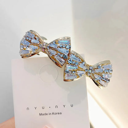 Sweet Flower Butterfly Bow Knot Alloy Rhinestone Hair Clip