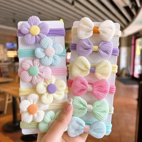 Sweet Flower Cloth Hair Tie