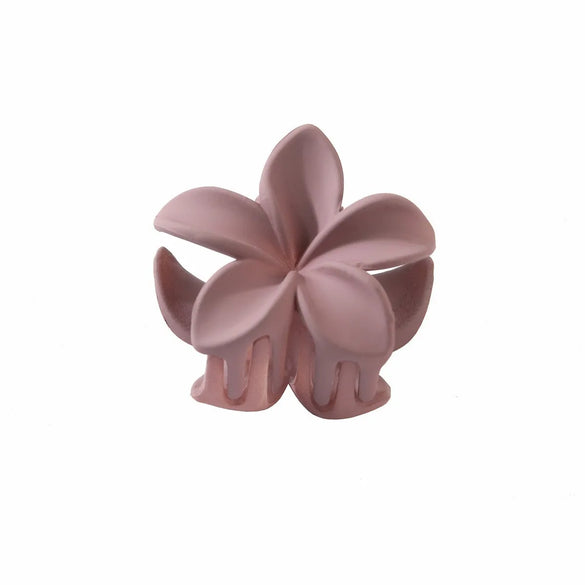 Women'S Sweet Flower Plastic Resin Hair Claws
