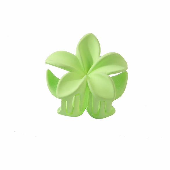Women'S Sweet Flower Plastic Resin Hair Claws