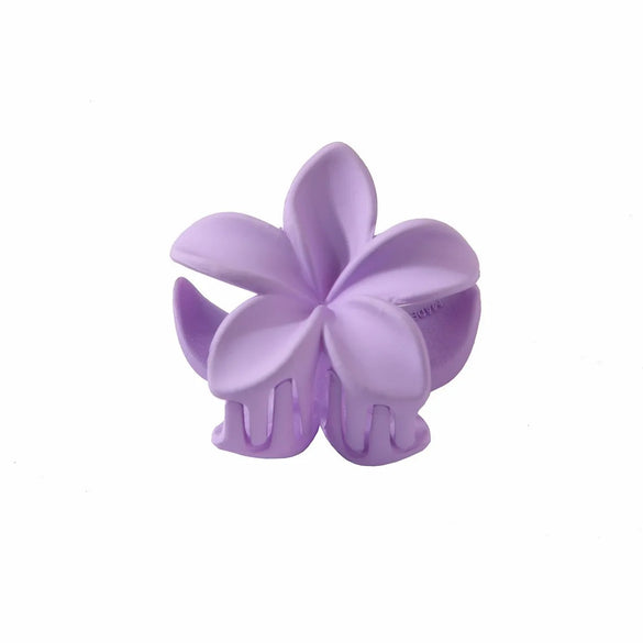 Women'S Sweet Flower Plastic Resin Hair Claws