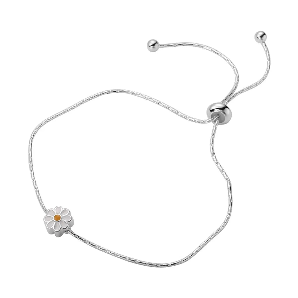 Sweet Flower Sterling Silver Bracelets In Bulk