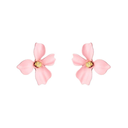 Sweet Flowers Stud Earrings Nhln143534