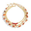 Sweet Geometric Handmade Pearl Starfish Beaded Necklace For Women