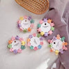 Sweet Handmade Bow Grip Hair Clip For Children Solid Color Mini Princess Hair Accessory In Plastic And Resin