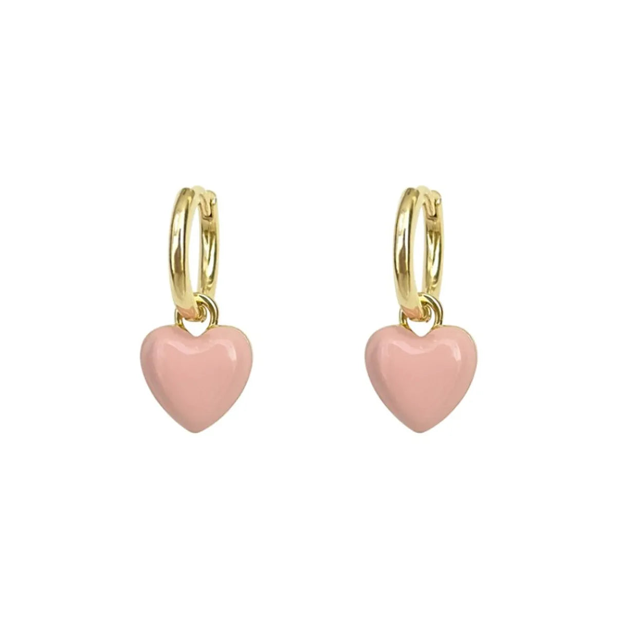 Sweet Heart Shape Resin Women's Drop Earrings