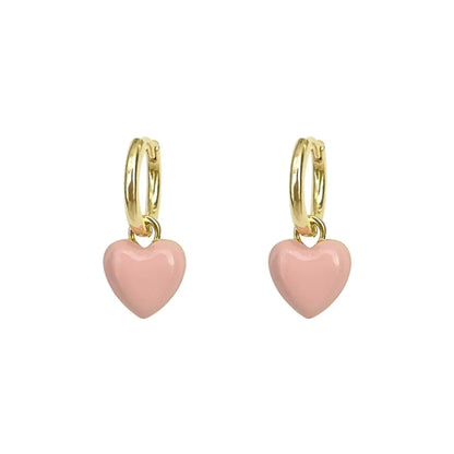 Sweet Heart Shape Resin Women's Drop Earrings