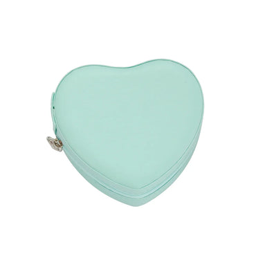 Sweet Heart Shape Solid Color Pu Leather Jewelry Boxes