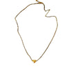 304 Stainless Steel 18K Gold Plated Sweet Plating Heart Shape Pendant Necklace