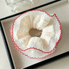 Sweet Lace Doublelayer Hair Band For Women High Elasticity Seiko Design Fabric Material