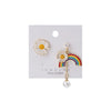 1 Pair Sweet Rabbit Rainbow Enamel Alloy Artificial Pearls Drop Earrings