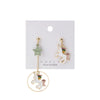 1 Pair Sweet Rabbit Rainbow Enamel Alloy Artificial Pearls Drop Earrings