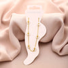 Sweet Shiny Petal 201 Stainless Steel Artificial Crystal 18K Gold Plated Bracelets In Bulk