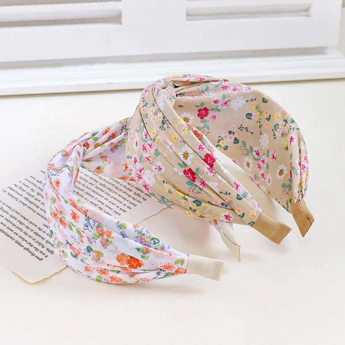 Sweet Simple Style Ditsy Floral Cloth Printing Hair Band