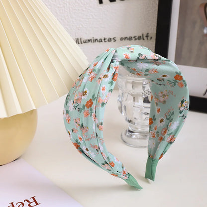 Sweet Simple Style Ditsy Floral Cloth Printing Hair Band