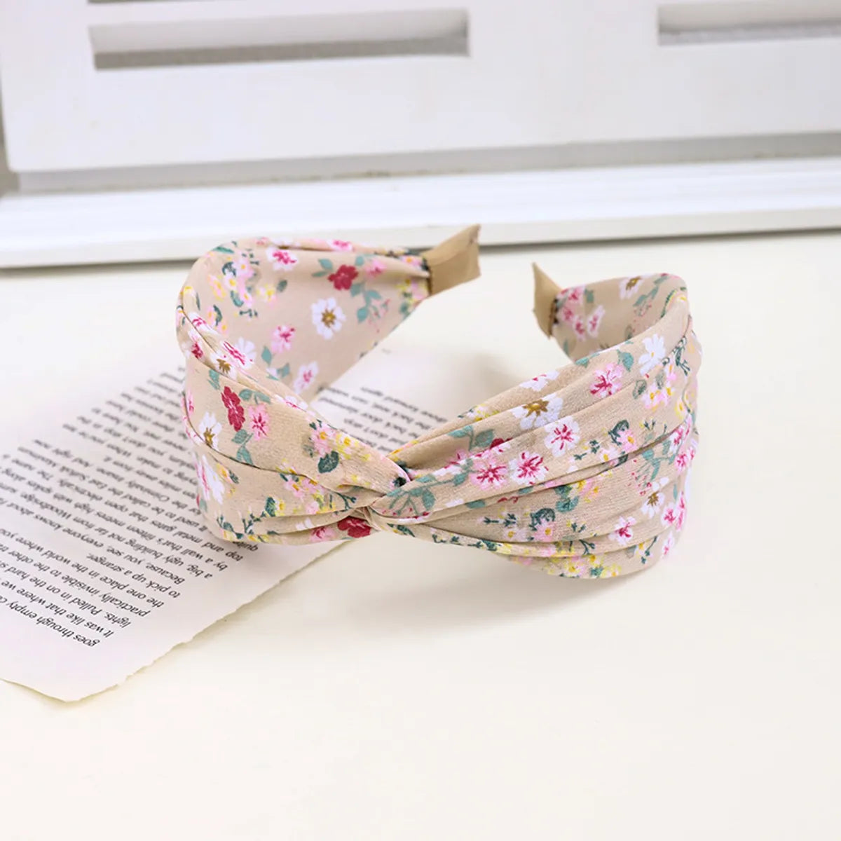 Sweet Simple Style Ditsy Floral Cloth Printing Hair Band