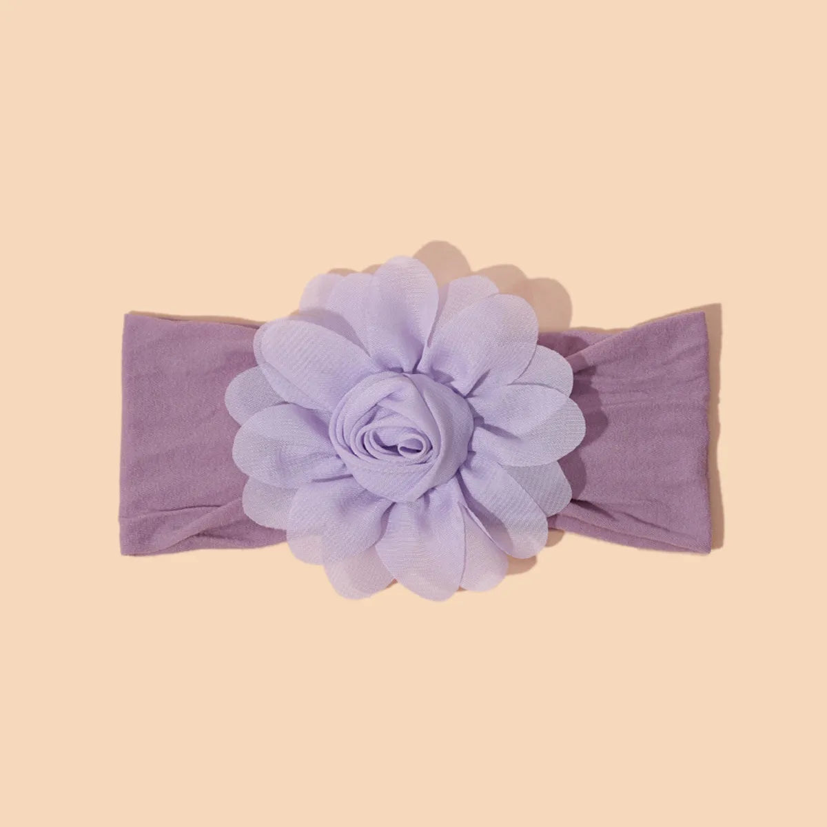 Sweet Simple Style Flower Polyester Hair Band