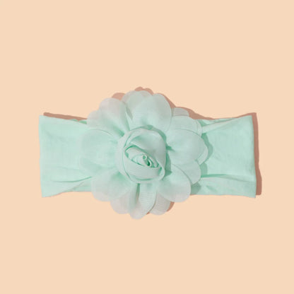 Sweet Simple Style Flower Polyester Hair Band