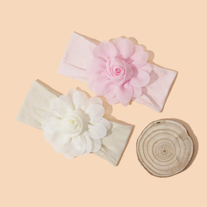 Sweet Simple Style Flower Polyester Hair Band