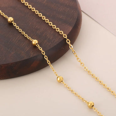 Sweet Simple Style Star Stainless Steel Plating Gold Plated Double Layer Necklaces