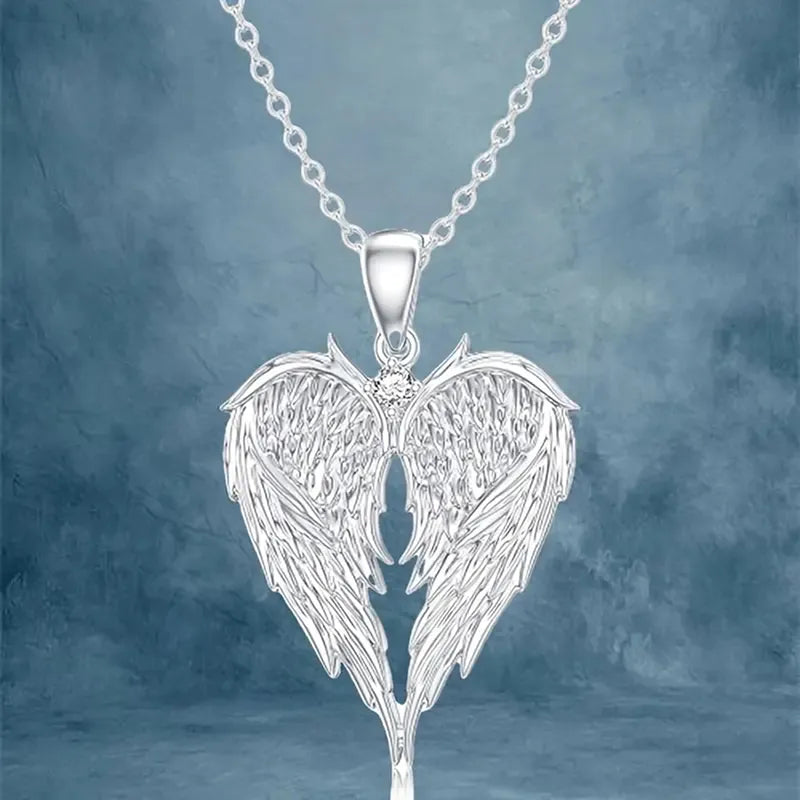 Sweet Simple Style Wings Alloy Wholesale Pendant Necklace