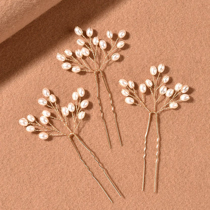 Sweet Solid Color Alloy Hairpin