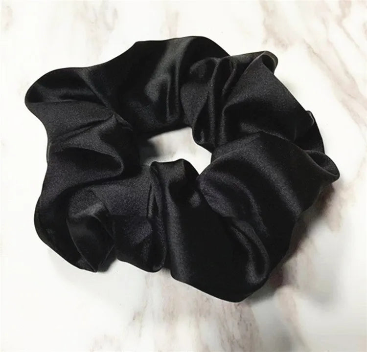 Sweet Solid Color Cloth Handmade Hair Tie